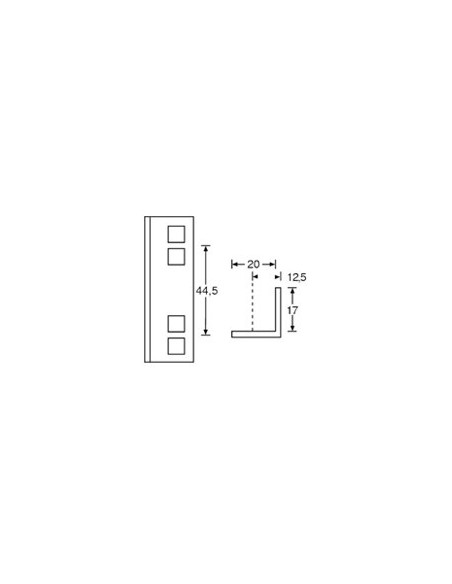 Profil Aluminiu Adam Hall  6150