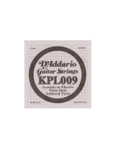 Coarda Chitara Electrica D'Addario .009, KPL009