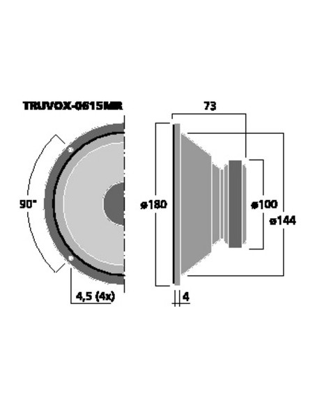 Difuzor Celestion TRUVOX-0615MR