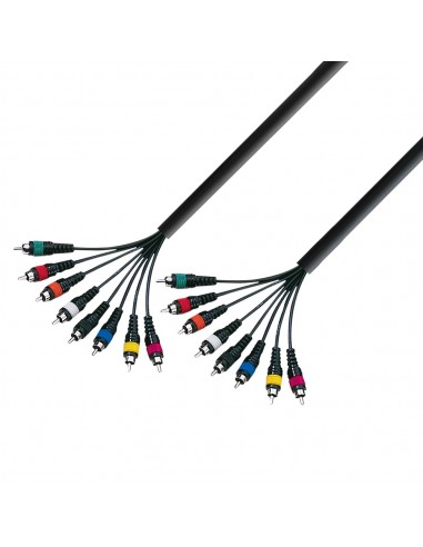 Multicore AdamHall 8xRCA(tata) - 8xRCA(tata) 3m