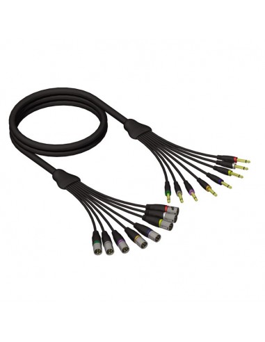 Multicore AdamHall 8xXLR (tata) - 8xJack 5m