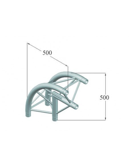 Alutruss DECOLOCK DQ3-PAC25R - 90°