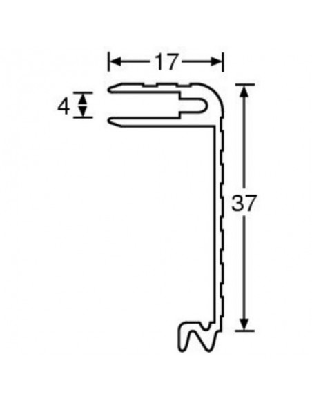 Profil Adam Hall 6134 - 4mm