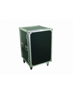 Rack Amplificatoare Anti-Shock 16U (Roti+Capace)