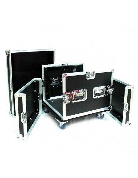 Rack combo mixer 19" 8U cu roti