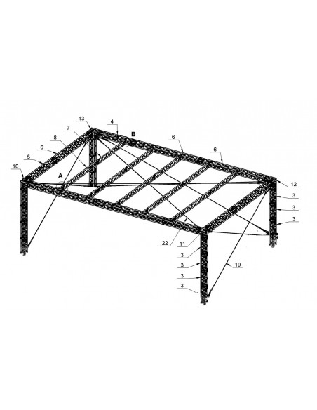 Alustage STR 11x10x4.5