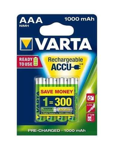 Acumulatori Varta AAA 1000 mAh / blister 4 buc