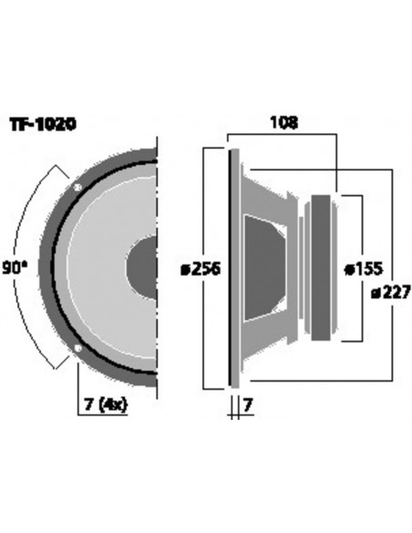 Difuzor Celestion TF-1020