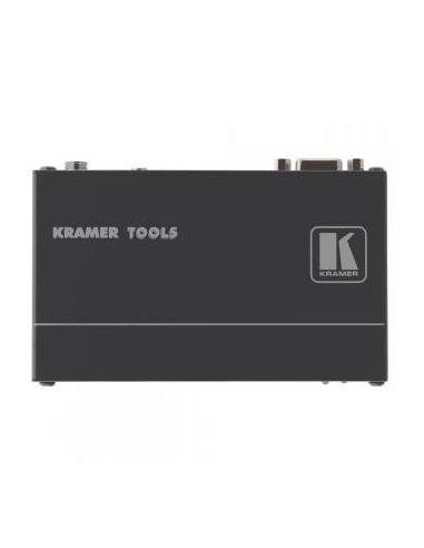 KRAMER, VGA + audio transmițător, IN: Mufă de 3,5 mm (audio) / Sub-D 15 HD (VGA) | OUT: RJ45