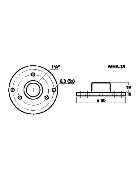 Flansa Driver MHA-35