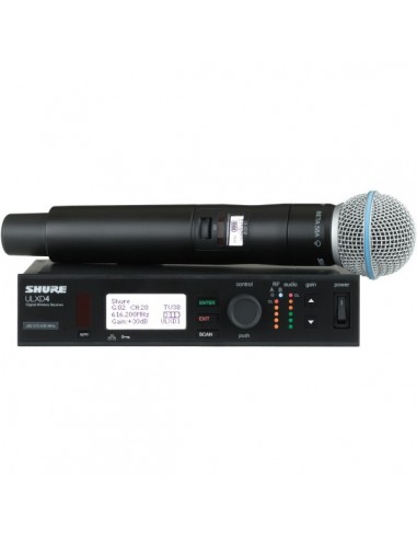 Shure ULX4D/Beta 58A Set