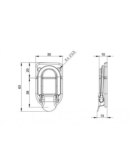 Adam Hall 1604 Sistem de inchidere