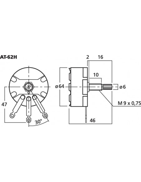 MONACOR AT-62H Potentiometru