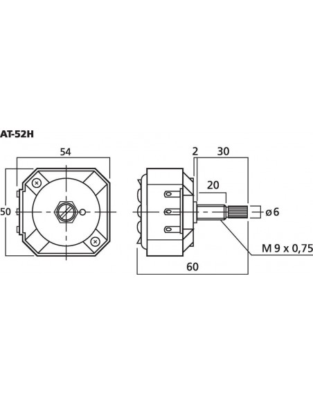 MONACOR AT-52H Potentiometru