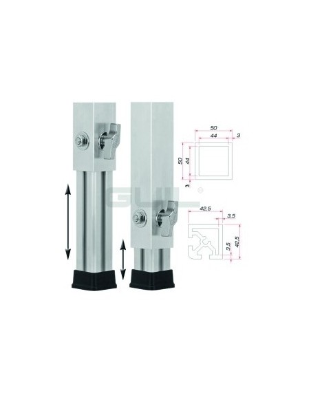 Picior telescopic Guil PTA-440/30-40