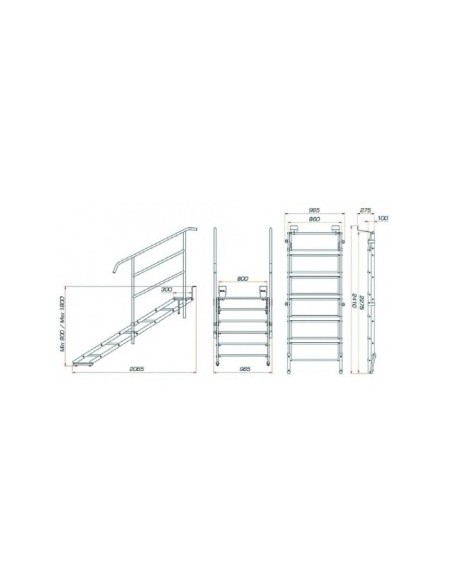 Scara pentru scena GUIL ECP-06/440