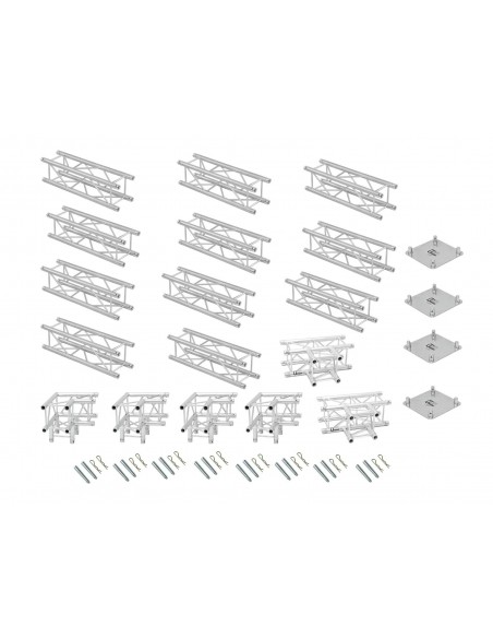 ALUTRUSS Set de cadre QUADLOCK 6082 dreptunghiular 7.71x4x3.5m (LxAxH)