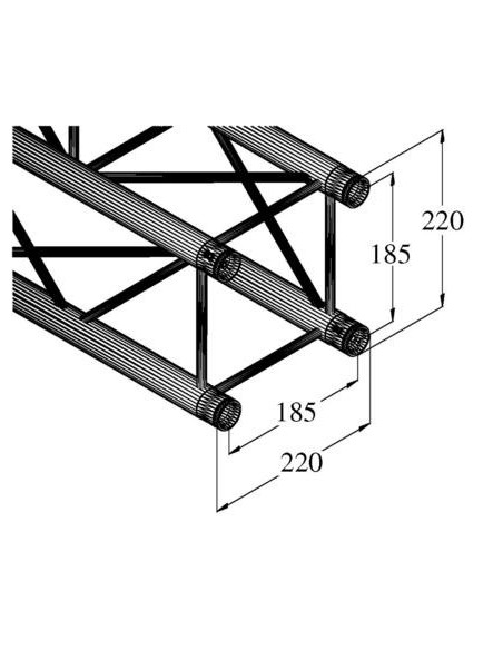 ALUTRUSS DECOLOCK DQ4-4000 4-Way Cross Beam