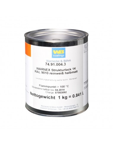 Warnex 0131 WHI Vopsea texturata alba