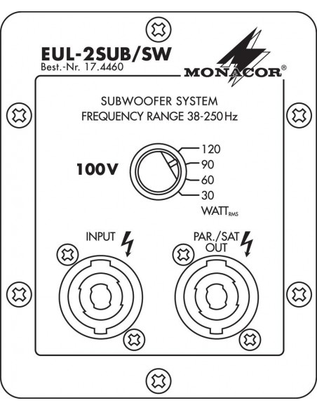 Monacor EUL-2SUB/SW