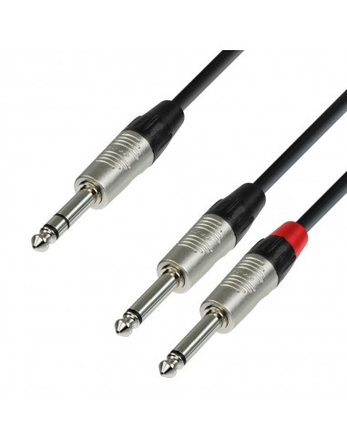 Cablu Jack 6.3mm Stereo 2 Jack 6.3mm AdamHall 0600