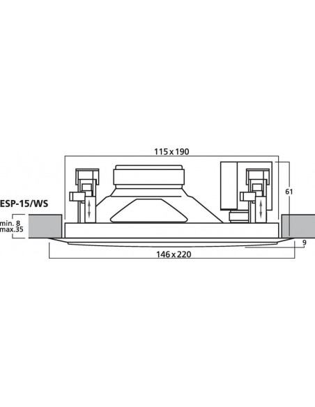 Monacor ESP-15/WS