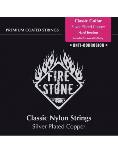 Fire Stone Silver Plated Copper