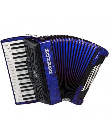 Hohner Bravo III 72 Blue silent key