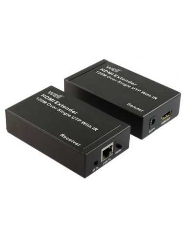 Prelungitor HDMI pana la 120m cablu cat.5/6 IR FullHD V1.3 Well