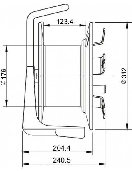 Rola pentru cabluri eXpertCable diametru 310 mm 