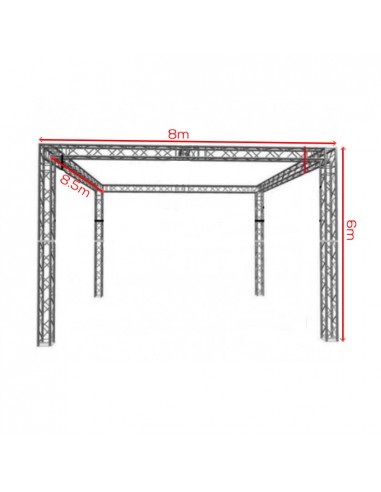 Scena 8.5m x 6m x 8m