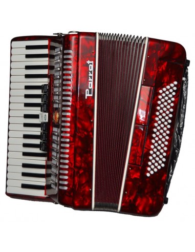 acordeon parrot 1309 rosu  basi