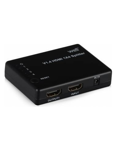 Splitter HDMI, Well, 4 iesiri 4K, V1.4