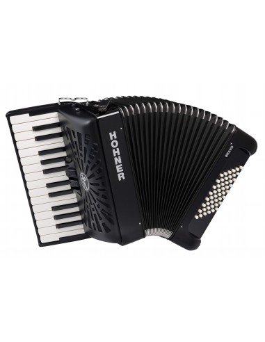 Hohner Bravo II 48 Black silent key