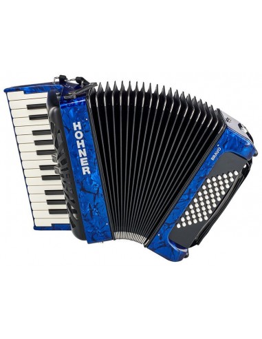 Hohner Bravo II 48 Blue silent key