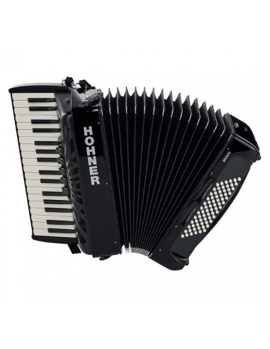 Hohner Bravo III 72 Black silent key