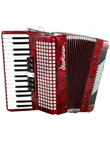 Acordeon Startone Piano 72 Red