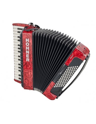 Hohner Bravo III 72 Red silent key