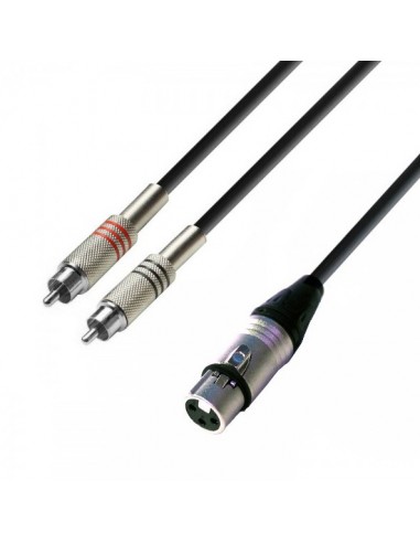 Cablu 2xRCA XLR mama 6m eXpertCable