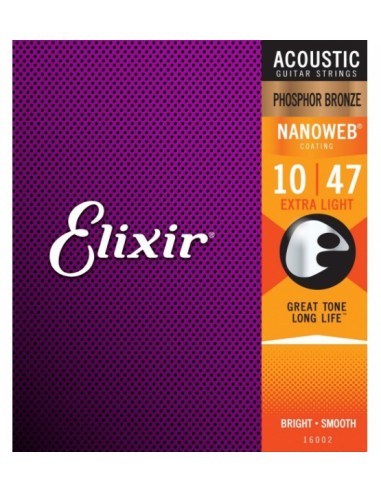 Elixir Nanoweb Acoustic Ph Bronze...