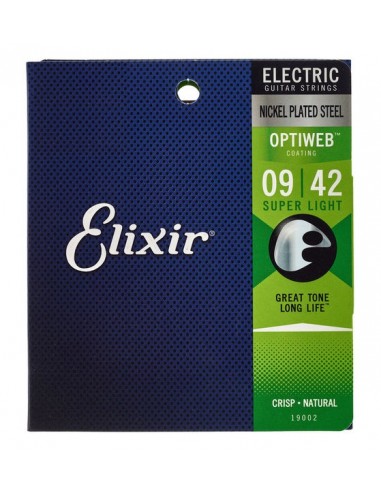 Elixir Optiweb Electric Nickel Plated...