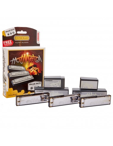 Set muzicute Hohner Hot Metal Value...