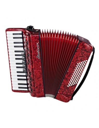 Startone Piano Accordion 72 Red MKII