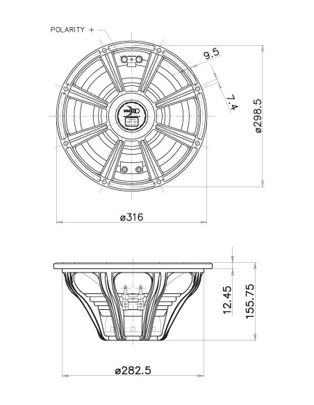 Difuzor FaitalPRO 12FH520