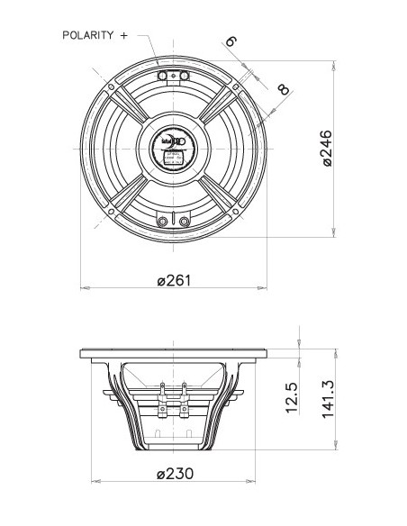 Difuzor Faital 10FH520