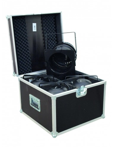 Transport case pentru 4 x PAR-64 Spot scurt