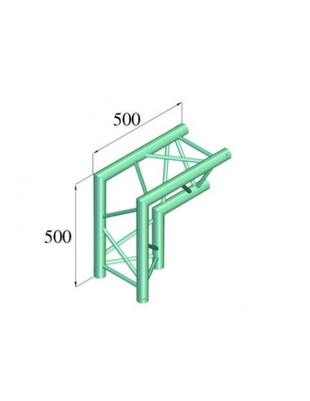 ALUTRUSS TRILOCK 6082AC-25 - Unghi 90°