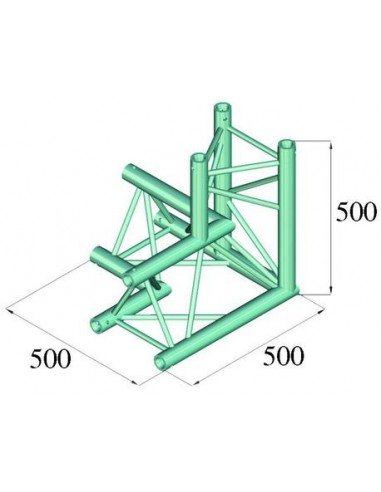 ALUTRUSS TRILOCK 6082AC-33 - Unghi la dreapta