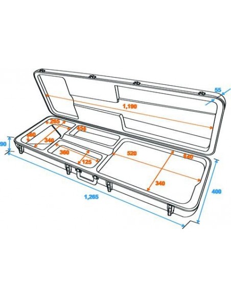 Dimavery Case ABS Bass