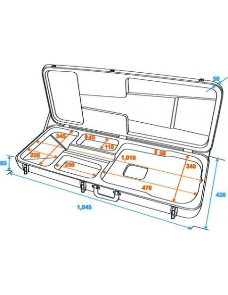 Dimavery Case ABS Electrica